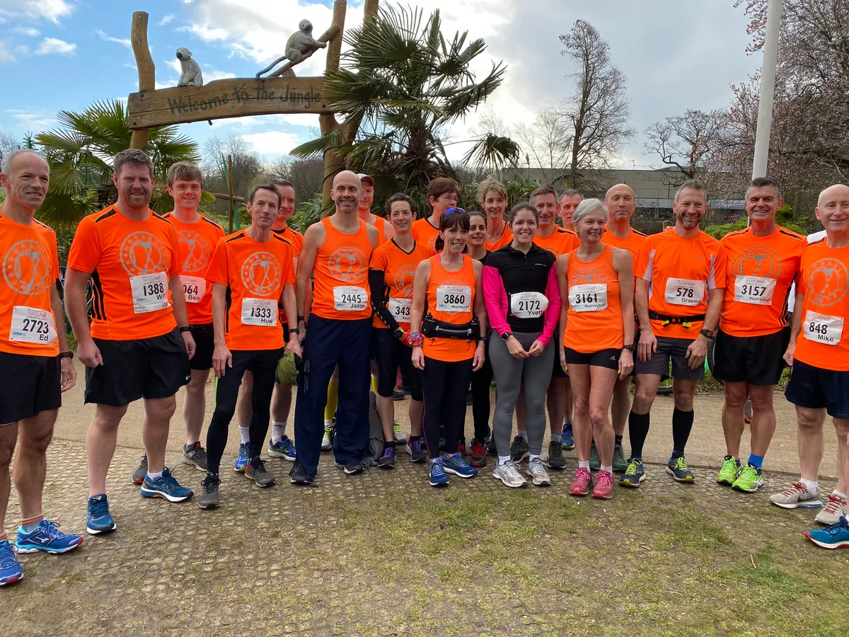 Horsell Runners before a race